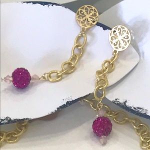 Whimsical necklace and earring set